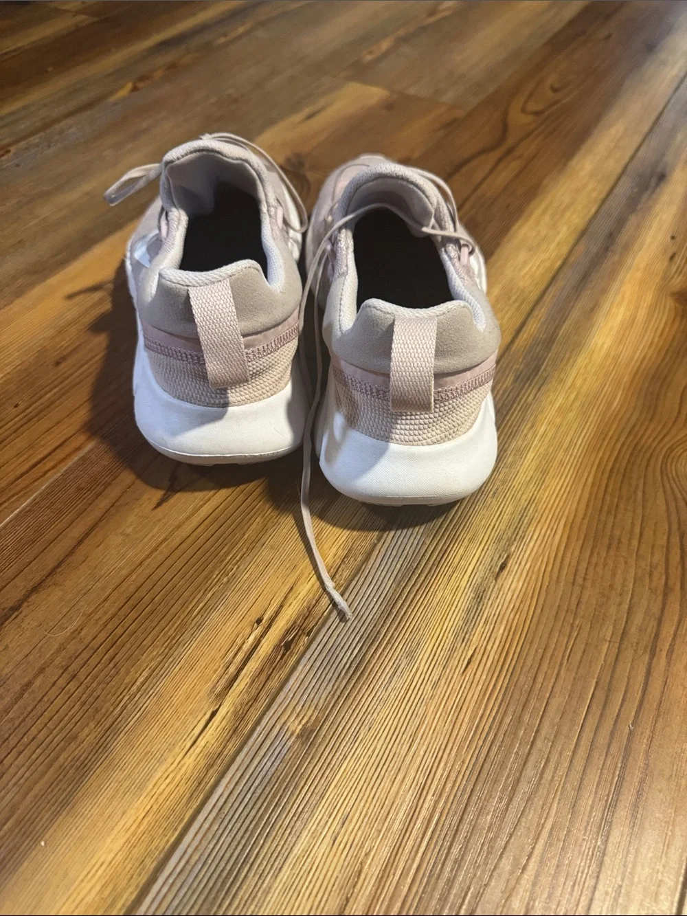 Nike Pink Knit Training Shoes with White Swoosh